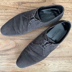 Giorgio Armani Suede Derby Size US 8.5